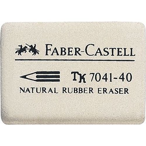 Faber-Castell 7041-40 Gomme À Effacer Blanc