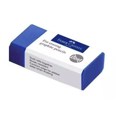 Faber-Castell 187170 Gomme À Effacer Plastique Bleu 1 Pièce(S)