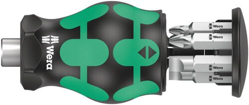 Wera Kraftform Kompakt Stubby Magazin 4 Tournevis multi-embouts Tournevis plat