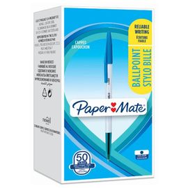 Papermate Inkjoy 100 Bleu Stylo À Bille Moyen 50 Pièce(S)