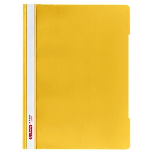 Herlitz 11317112 Protège Documents Polypropylène (Pp) Jaune