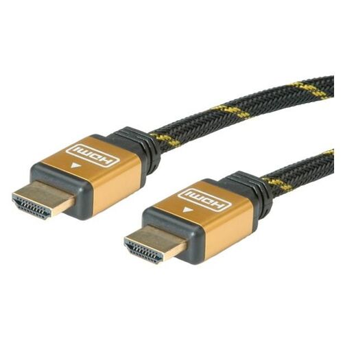 ROLINE 11.88.5505 câble HDMI 5 m HDMI Type A (Standard) HDMI Type D (Micro) Noir, Or