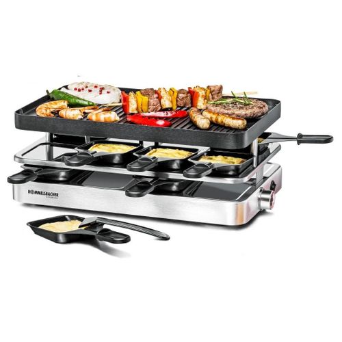Rommelsbacher RC 1400 raclette 8 personne(s) 1200 W Acier inoxydable