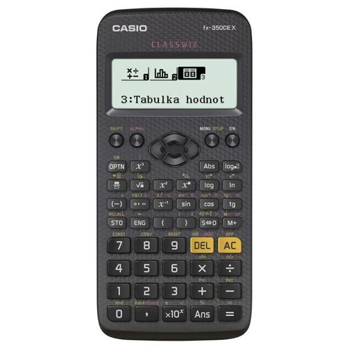 Casio FX-350CE X calculatrice Bureau Calculatrice scientifique Noir
