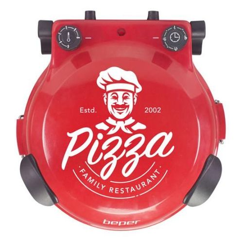 Beper P101CUD300 Machine et four à pizzas 1 pizza(s) 1200 W Noir, Rouge