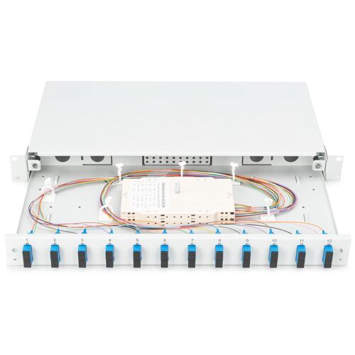 Digitus Boîtier d'épissure à fibre optique, équipé, SC, OS2