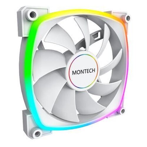Montech AX140 PWM Boitier PC Ventilateur 14 cm Blanc 1 pièce(s)
