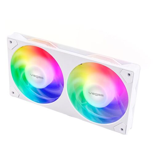 Akasa VEGAS A24 Boitier PC, Processeur Ventilateur 12 cm Blanc 1 pièce(s)