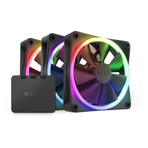 NZXT F120 RGB Triple Pack Boitier PC Ventilateur 12 cm Noir 3 pièce(s)