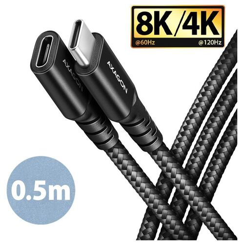 Axagon BUCM32-CF05AB câble USB USB 3.2 Gen 2x2 0,5 m USB C Noir