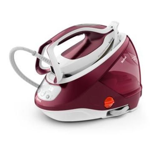 Tefal GV9220 Centrale vapeur 2600 W Durilium AirGlide Autoclean soleplate Bourgogne, Blanc