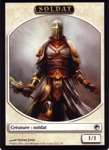 Token - Soldat - Magic - Cicatrices De Mirrodin - 2/9