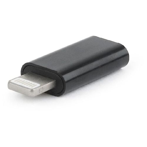 Gembird A-USB-CF8PM-01 changeur de genre de câble USB type-C 8-pin Noir