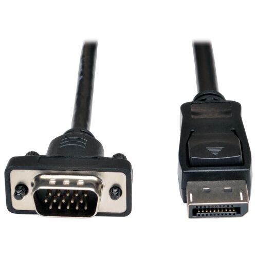 Tripp Lite P581-006-VGA-V2 câble vidéo et adaptateur 1,8 m DisplayPort Noir