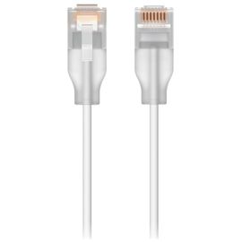 Ubiquiti UACC-Cable-Patch-EL-3M-W câble de réseau Translucide, Blanc Cat6