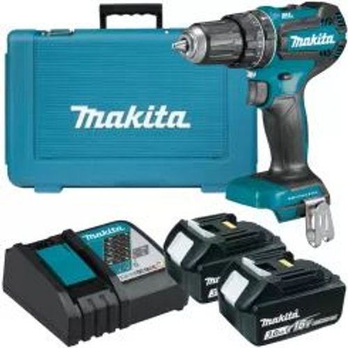 Makita DHP485RFE perceuse 1900 tr/min Sans clé 1,8 kg Bleu