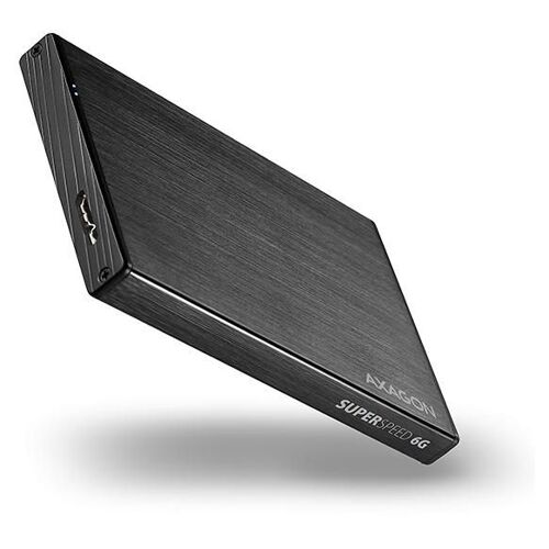 Axagon EE25-XA6 Boîtier de disques de stockage Boîtier disque dur/SSD Noir 2.5