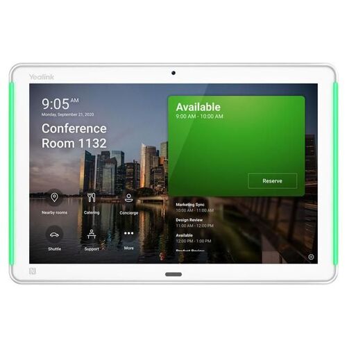 Yealink RoomPanel Plus 25,6 cm (10.1") 1280 x 800 pixels 802.11a, 802.11b, 802.11g, Wi-Fi 4 (802.11n), Wi-Fi 5 (802.11ac) Bluetooth
