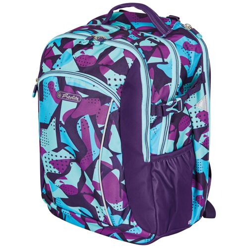 Herlitz Ultimate CamoPurple sac à dos Cartable sac à dos Bleu, Violet Polyester