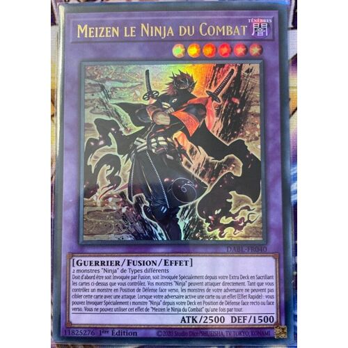 Yu Gi Oh Dabl Fr040 Meizen Le Ninja Du Combat Ultra Rare