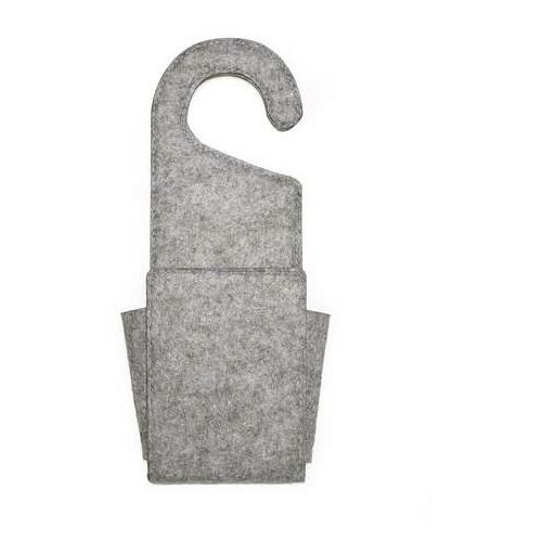 Kikkerland OR96 Organisateur de stockage suspendu Feutrine Gris