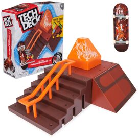 TEC® Mini skateboard doigt tech deck star pro enfant bois noir pas cher