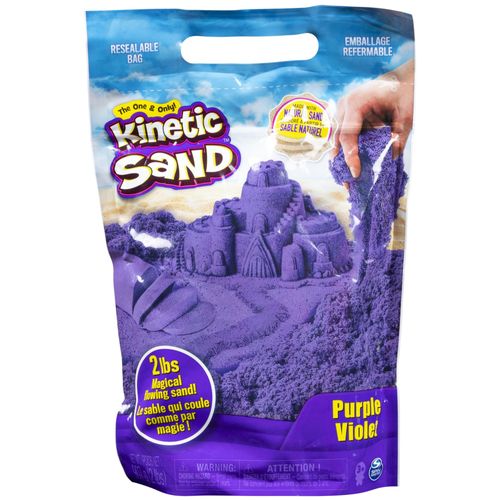 Kinetic Sand , 907 g (2 lb) de violet pour mélanger, modeler et créer, à partir de 3 ans