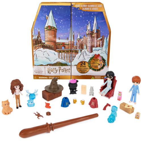 Wizarding World HARRY POTTER - CALENDRIER DE L'AVENT 2023 - Calendrier de L'Avent pour Noël Avec 24 Surprises, Figurines et Accessoires Exclusifs - Harry Potter - Jouet Enfant 6 Ans et +