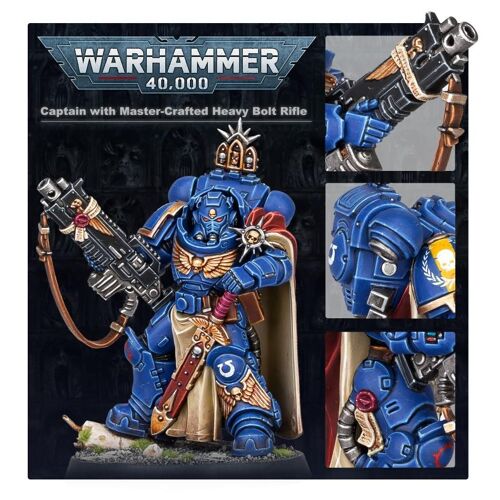 Games Workshop Capitaine Avec Fusil Bolter Lourd De Maître