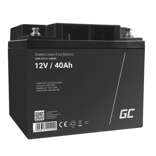 Green Cell AGM22 Batterie de l'onduleur Sealed Lead Acid (VRLA) 12 V 40 Ah