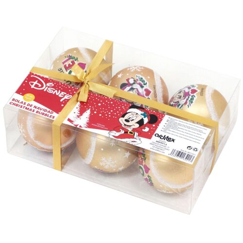 Arditex WD14011 décoration de Noël Boules de décoration de noël Polyéthylène Or, Multicolore 6 pièce(s)