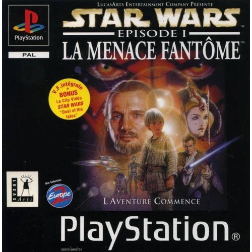 Jeu star wars épisode 1 la menace fantôme PS1