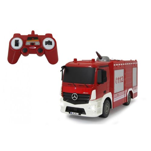Jamara Fire Fighter Tlf Mercedes-Benz Antos Modèle Radiocommandé Camion De Pompier Moteur Électrique 1:26-Jamara