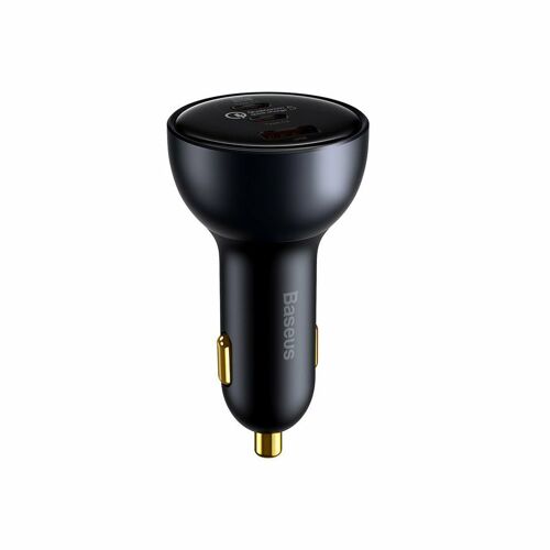 Baseus TZCCZM-0G chargeur d'appareils mobiles Ordinateur portable, Consoles portables, Smartphone, Tablette Noir Allume-cigare Charge rapide Auto