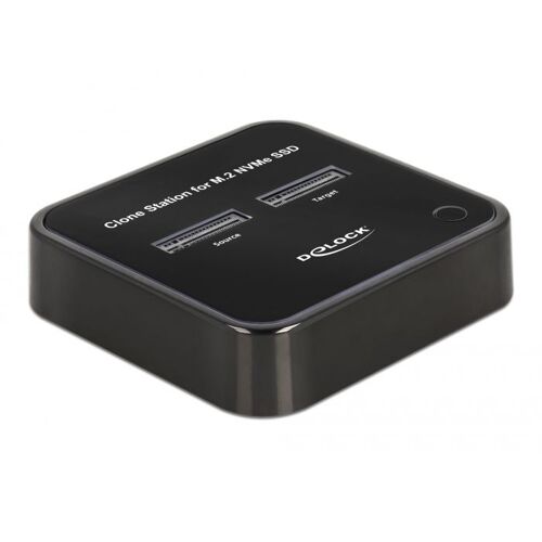 DeLOCK Station d'accueil M.2 pour 2 x SSD M.2 NVMe PCIe avec fonction de clonage