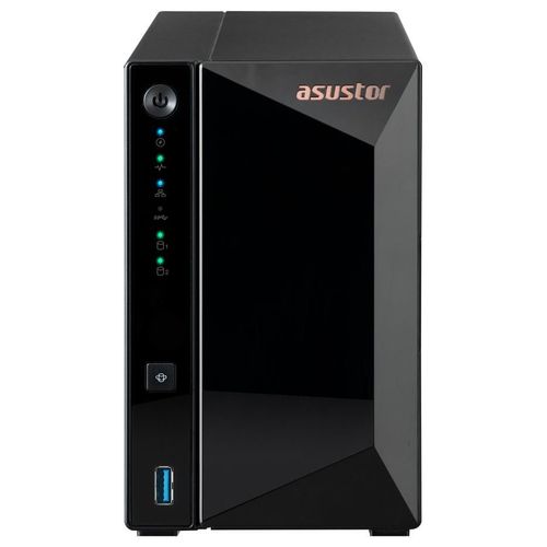 Asustor DRIVESTOR 2 Pro Gen2 AS3302T v2 NAS Realtek RTD1619B 2 Go DDR4 ADM Noir
