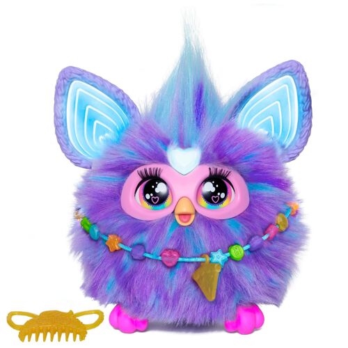 Furby violet peluche interactive