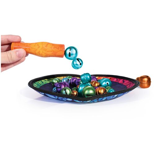 Games Bellz - Jeu Aimanté Familial - Grelots Clochettes De Couleurs À Collecter Avec Le Stick Aimanté - Avec Pochette De Transport - Jeu De Société Famille - Version Française - Jouet Enfant 6 Ans Et +