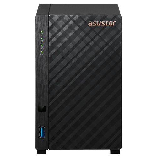 Asustor AS1102TL serveur de stockage NAS Mini Tower Realtek RTD1619B 1 Go DDR4 0 To ADM Noir