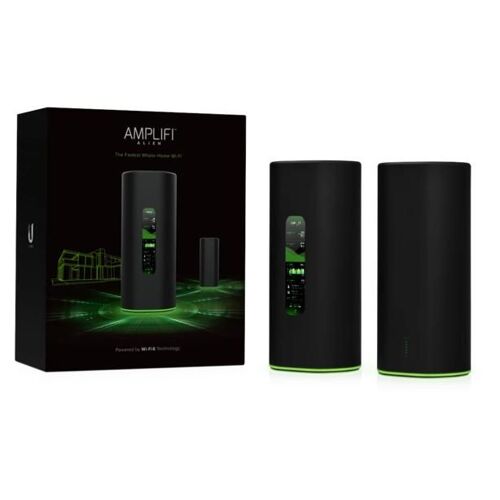 AmpliFi Alien WiFi Kit routeur sans fil Gigabit Ethernet Bi-bande (2,4 GHz / 5 GHz) Noir, Vert