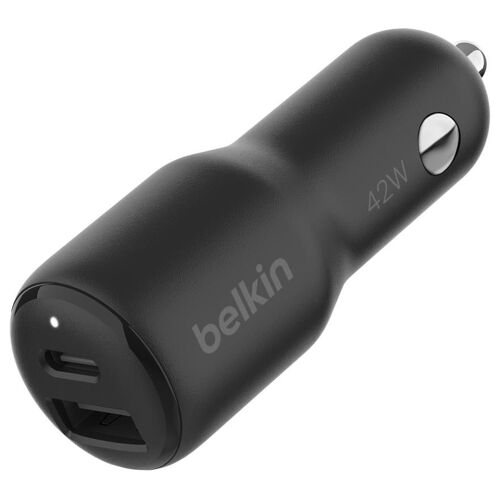 Belkin Ccb005btbk Ordinateur Portable, Smartphone, Tablette Noir Allume-Cigare Charge Rapide Intérieure