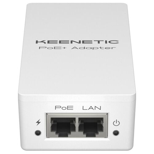 Keenetic Adaptateur PoE+ Gigabit avec alimentation électrique de 30 W