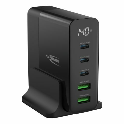 Ansmann DC5140PD Universel Noir USB Charge rapide Intérieure