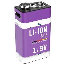 Ansmann 1315-0005 pile domestique Batterie rechargeable 9V Lithium-Ion (Li-Ion)