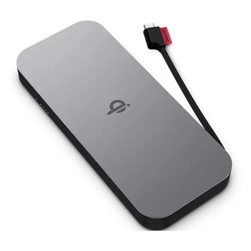 Lenovo 40allg1www Banque D'alimentation Électrique Lithium-Ion (Li-Ion) 10000 Mah Recharge Sans Fil Noir