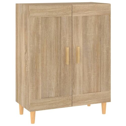 Vidaxl Buffet Chêne Sonoma 69,5x34x90 Cm Bois D'ingénierie