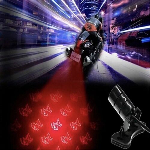 Feu Antibrouillard Arrière Laser Anti-Collision, 2 @ #, Feu De Stationnement Pour Motocyclette, 9 Styles, Ligne Rouge
