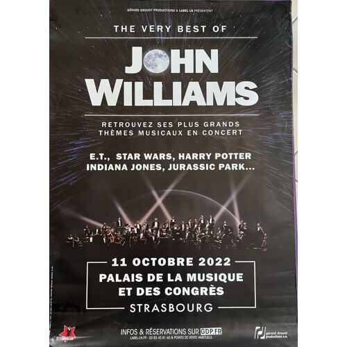 John Williams - Star Wars - Indiana Jones - 84x120cm - Affiche / Poster - Envoi Roulé