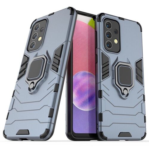 Coque pour Samsung Galaxy A33 5G - housse etui rigide anti choc + film ecran - BLEU FONCE