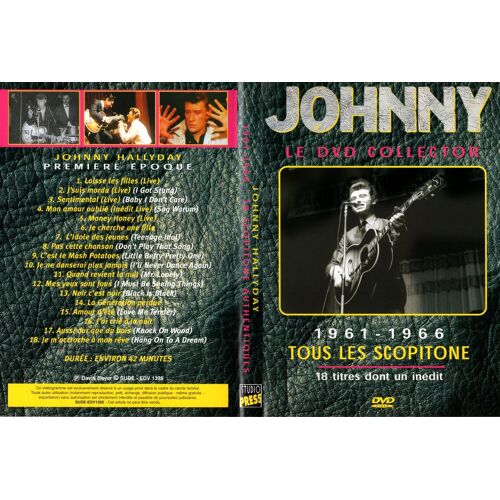 Johnny Hallyday Tous Les Scopitones (1961/1966) Dvd